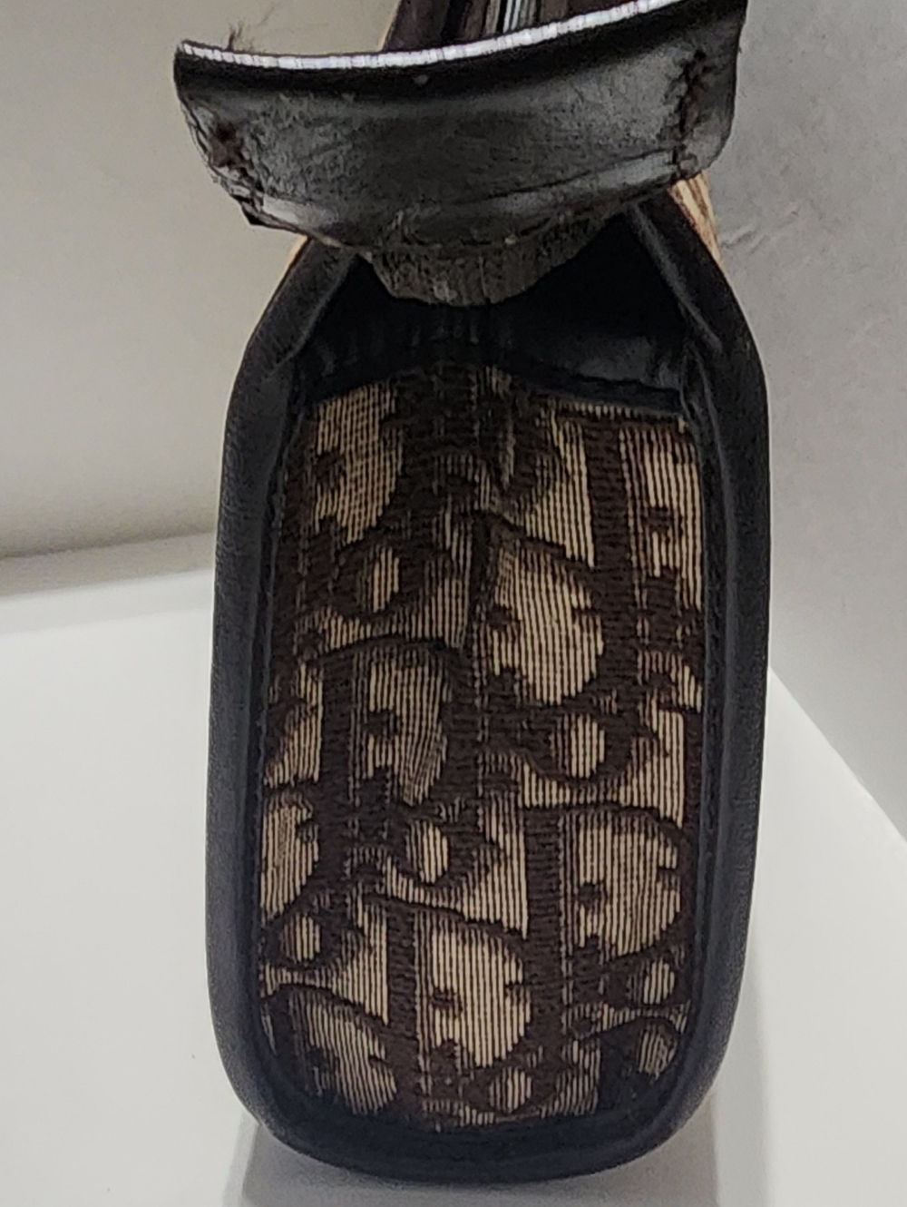 Vintage Christian Dior Diorissimo Monogram Canvas Clutch Cosmetic Mini Bag - Picture 5 of 10